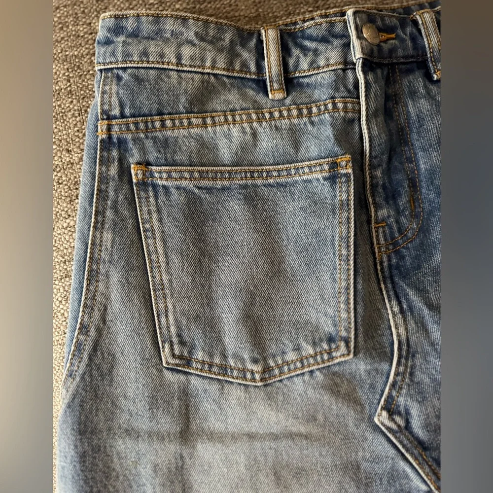 EUC Tory Burch DECONSTRUCTED DENIM SKIRT size 6 - Picture 8 of 15